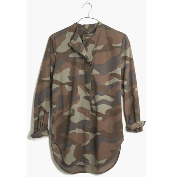 Madewell Tops - Madewell The Perfect Tunic In Camo Top Size XS B7
